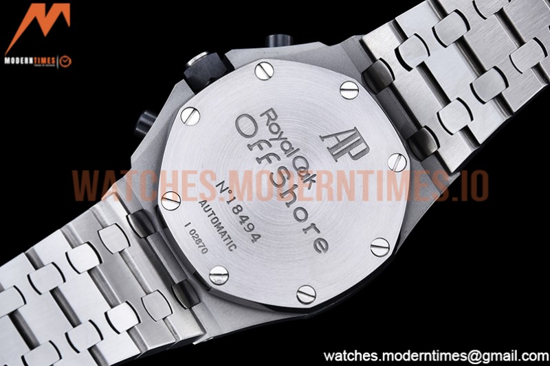 Audemars Piguet - AP ROO Chronograph SS/SS Wht/Silv/Num APF 7750 Mod