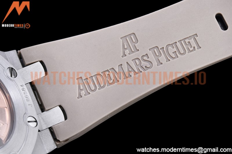 Audemars Piguet - AP ROO Chronograph SS/RU Grey/Num APF A3126 Mod
