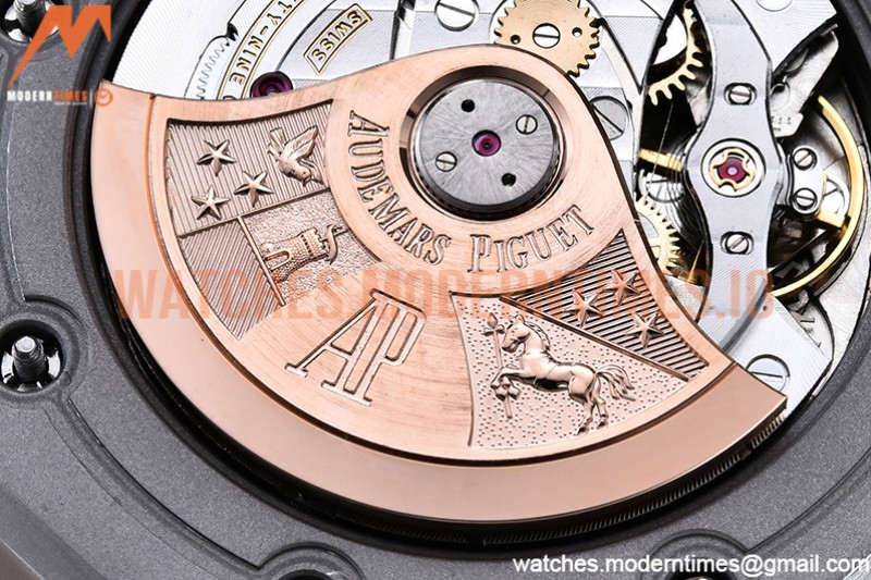Audemars Piguet - AP ROO Chronograph SS/RU Grey/Num APF A3126 Mod