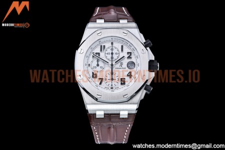 Audemars Piguet - AP ROO Chronograph SS/LE Wht/Num APF 7750 Mod