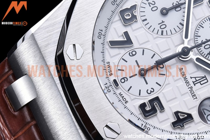 Audemars Piguet - AP ROO Chronograph SS/LE Wht/Num APF 7750 Mod