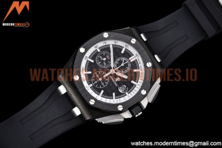 Audemars Piguet - AP ROO Chronograph Grn CER/RU Black/Stk APF A3126 Mod