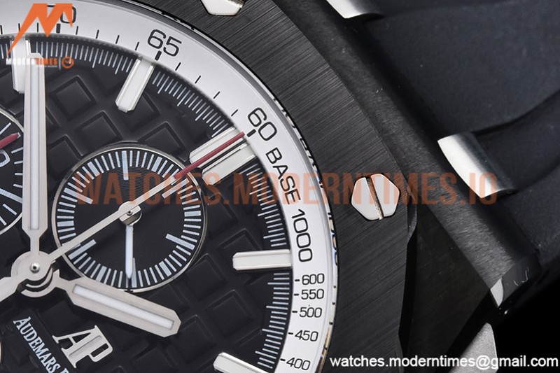 Audemars Piguet - AP ROO Chronograph Grn CER/RU Black/Stk APF A3126 Mod