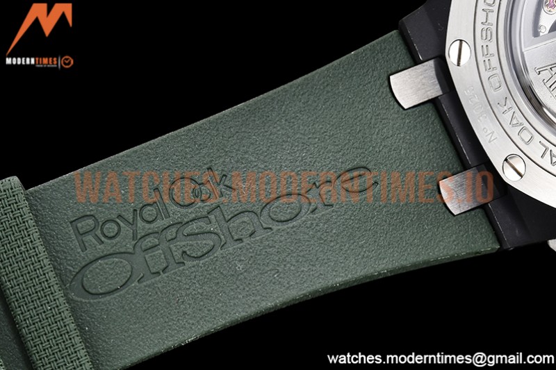 Audemars Piguet - AP ROO Chronograph Grn CER/RU G-Grn/Num APF A3126 Mod