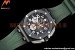 Audemars Piguet - AP ROO Chronograph Grn CER/RU G-Grn/Num APF A3126 Mod