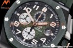 Audemars Piguet - AP ROO Chronograph Grn CER/RU G-Grn/Num APF A3126 Mod