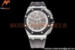 Audemars Piguet - AP ROO Chronograph SS/RU Grey/Stk APF A3126 Mod
