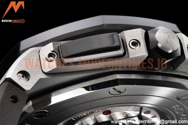 Audemars Piguet - AP ROO Chronograph SS/RU Grey/Stk APF A3126 Mod