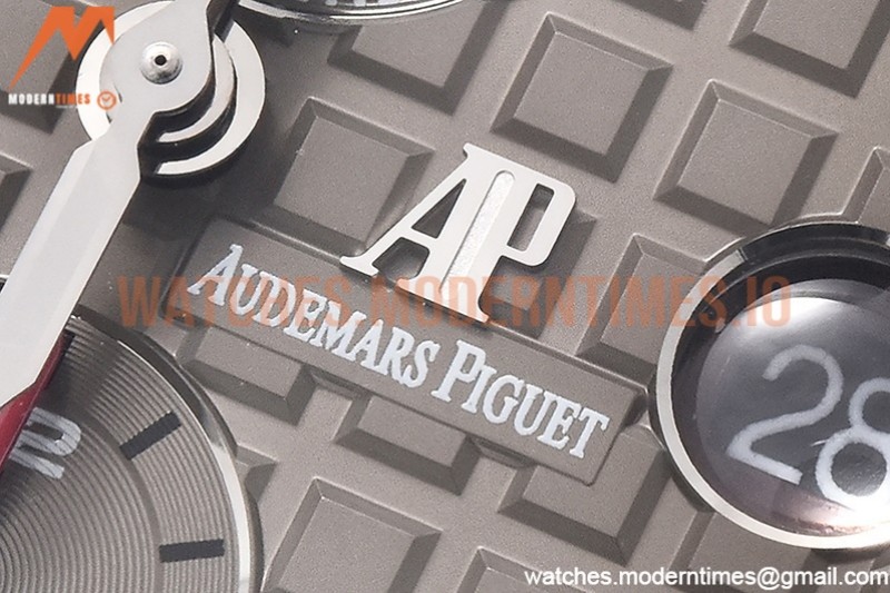 Audemars Piguet - AP ROO Chronograph SS/RU Grey/Stk APF A3126 Mod