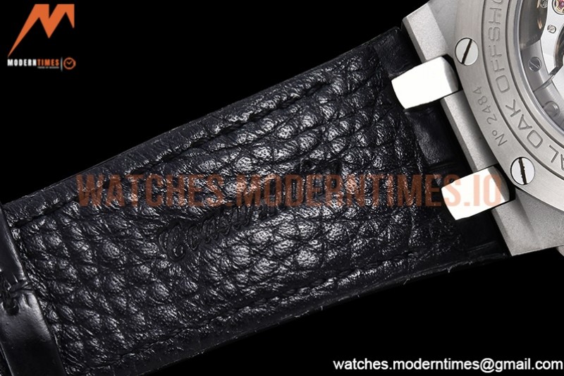 Audemars Piguet - AP ROO Chronograph SS/LE Black/Stk APF A3126 Mod