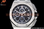 Audemars Piguet - AP ROO Chronograph SS/LE Black/Stk APF A3126 Mod