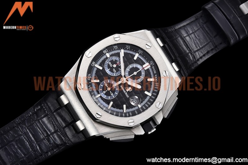 Audemars Piguet - AP ROO Chronograph SS/LE Black/Stk APF A3126 Mod