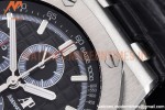 Audemars Piguet - AP ROO Chronograph SS/LE Black/Stk APF A3126 Mod