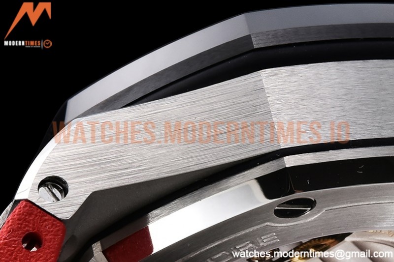 Audemars Piguet - AP ROO Chronograph SS/RU Black/Num APF A3126 Mod
