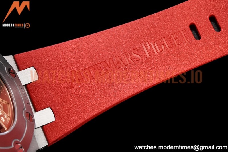 Audemars Piguet - AP ROO Chronograph SS/RU Black/Num APF A3126 Mod