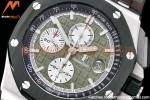 Audemars Piguet - AP ROO Chronograph SS/RU Green APF A3126 Mod