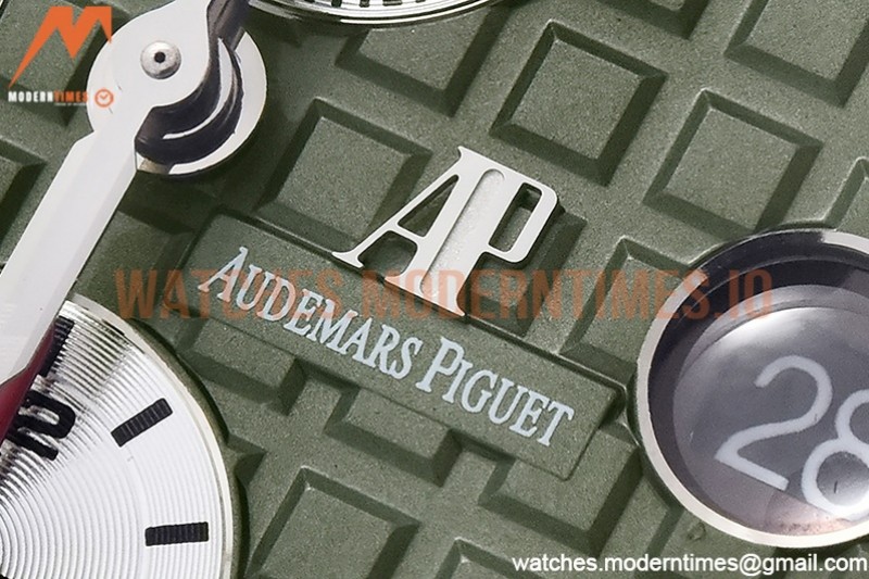 Audemars Piguet - AP ROO Chronograph SS/RU Green APF A3126 Mod