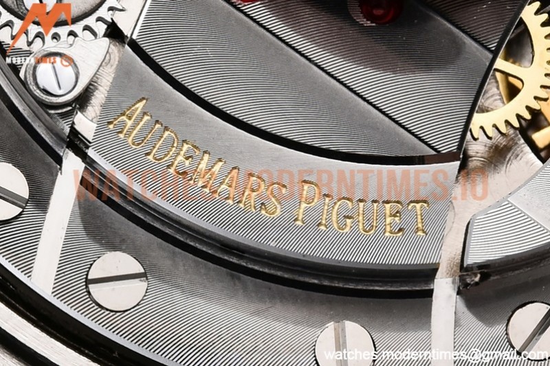 Audemars Piguet - AP ROO Chronograph CER/RU Black/Stk/RG APF A3126 Mod