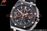 Audemars Piguet - AP ROO Chronograph CER/RU Black/Stk/RG APF A3126 Mod