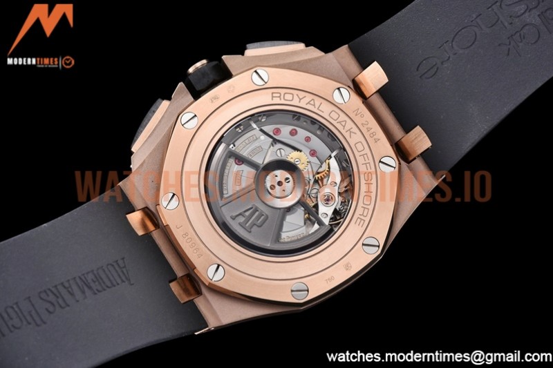Audemars Piguet - AP ROO Chronograph CER RG/RU Grey/Stk APF A3126 Mod
