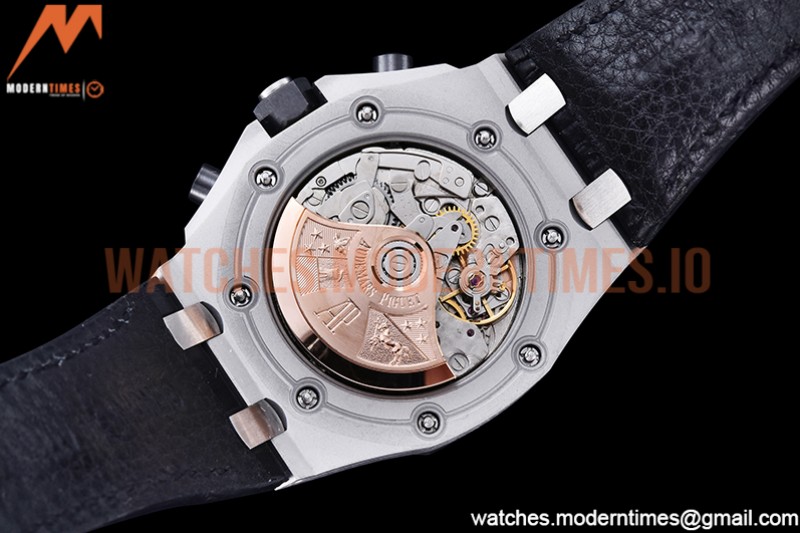 Audemars Piguet - AP ROO Chronograph SS/LE Blk/Num APF 7750 Mod