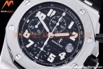 Audemars Piguet - AP ROO Chronograph SS/LE Blk/Num APF 7750 Mod