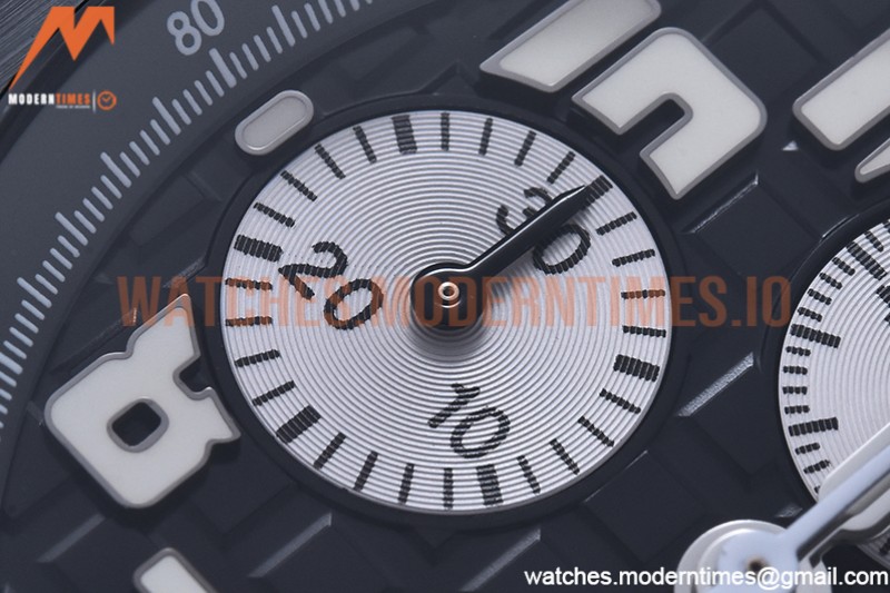 Audemars Piguet - AP ROO Chronograph CER SS/RU Grey/Num APF 7750 Mod
