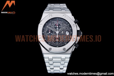 Audemars Piguet - AP ROO Chronograph SS/SS Grey/Num APF 7750 Mod