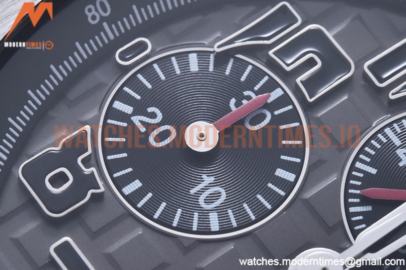 Audemars Piguet - AP ROO Chronograph SS/SS Grey/Num APF 7750 Mod
