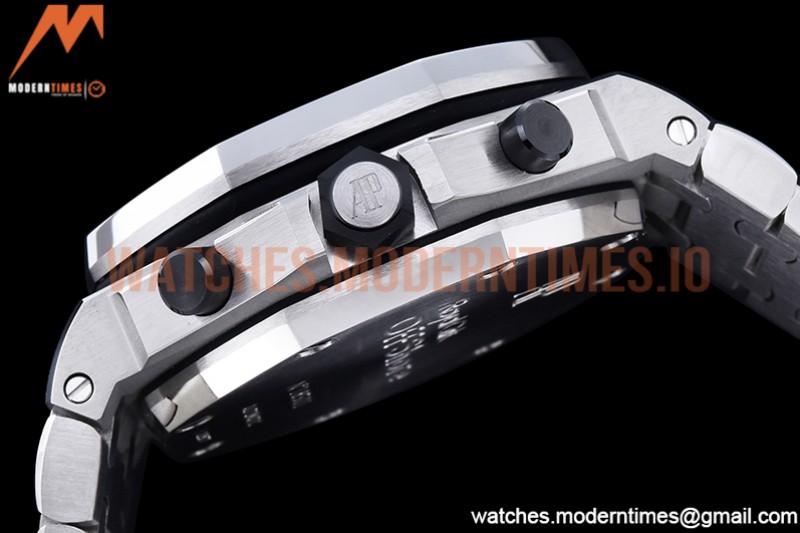 Audemars Piguet - AP ROO Chronograph SS/SS Grey/Num APF 7750 Mod