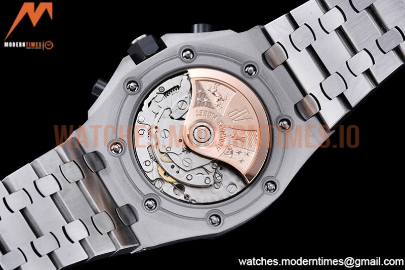 Audemars Piguet - AP ROO Chronograph SS/SS Grey/Num APF 7750 Mod