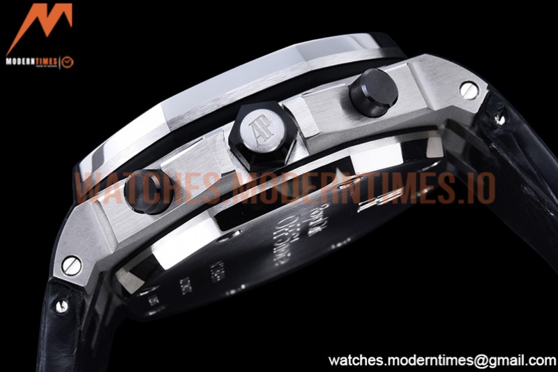 Audemars Piguet - AP ROO Chronograph SS/LE Blk/O-Num APF 7750 Mod