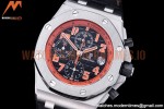 Audemars Piguet - AP ROO Chronograph SS/LE Blk/O-Num APF 7750 Mod