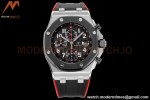 Audemars Piguet - AP ROO Chronograph SS/RU Black/Num JF A3126 Mod