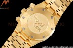 Audemars Piguet - Royal Oak Chronograph 26331BA YG/YG Blue/Stk IPF 7750 MOD