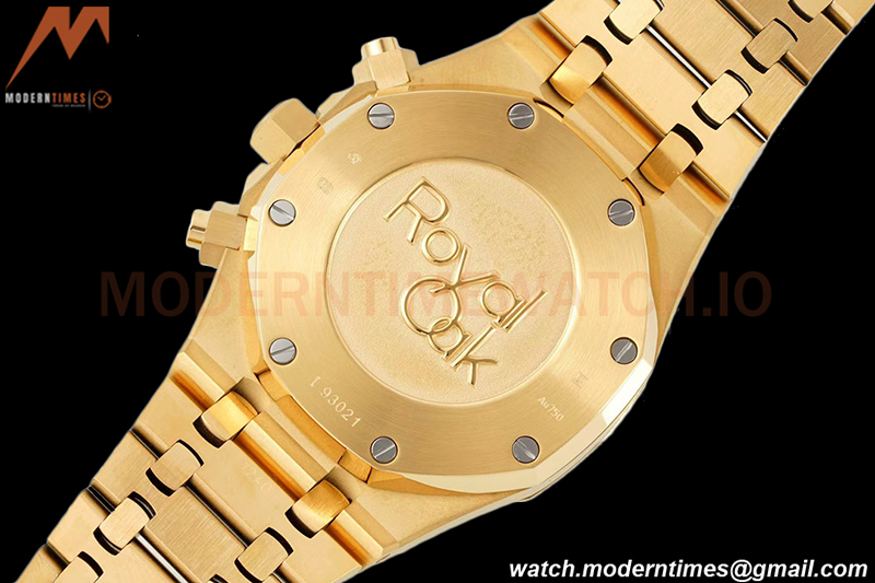 Audemars Piguet - Royal Oak Chronograph 26331BA YG/YG Blue/Stk IPF 7750 MOD