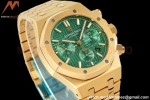 Audemars Piguet - Royal Oak Chronograph 26331BA YG/YG Green/Stk IPF 7750 MOD