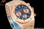 Audemars Piguet - Royal Oak Chronograph 26331OR RG/RG Blue/Stk IPF 7750 MOD
