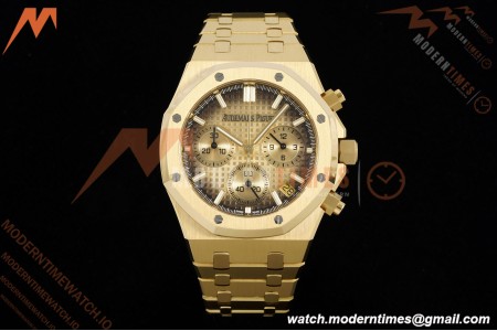 Audemars Piguet - Royal Oak Chrono 26240BA 41mm YG/YG Smoked Yellow Gold APSF SH4401