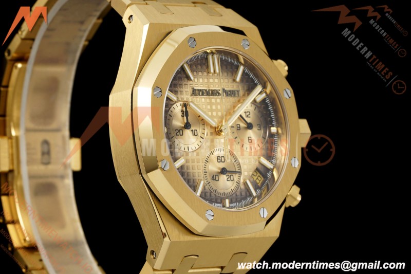 Audemars Piguet - Royal Oak Chrono 26240BA 41mm YG/YG Smoked Yellow Gold APSF SH4401
