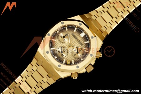 Audemars Piguet - Royal Oak Chrono 26240BA 41mm YG/YG Smoked Yellow Gold APSF SH4401
