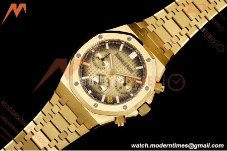 Audemars Piguet - Royal Oak Chrono 26240BA 41mm YG/YG Smoked Yellow Gold APSF SH4401