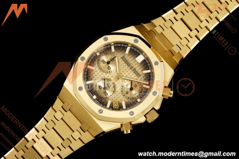 Audemars Piguet - Royal Oak Chrono 26240BA 41mm YG/YG Smoked Yellow Gold APSF SH4401