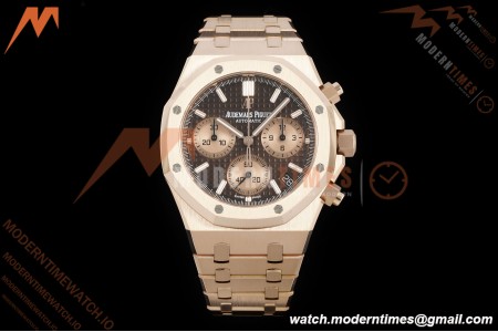 Audemars Piguet - Royal Oak Chrono 26239OR 41mm RG/RG Brown Dial APSF SH4401