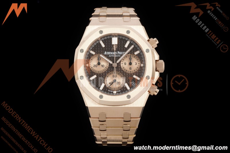 Audemars Piguet - Royal Oak Chrono 26239OR 41mm RG/RG Brown Dial APSF SH4401