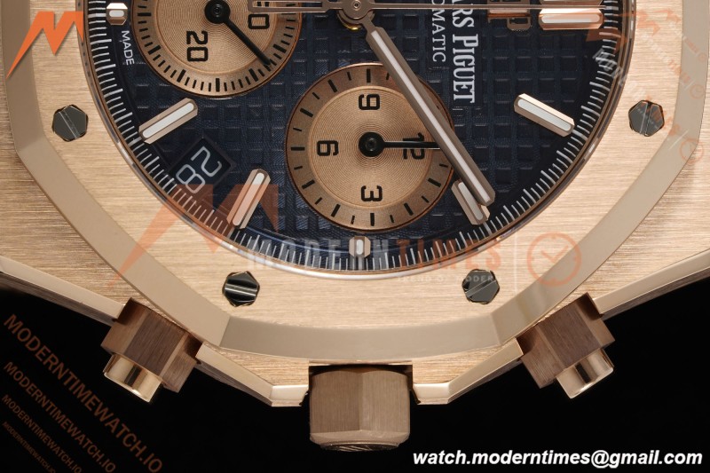 Audemars Piguet - Royal Oak Chrono 26239OR 41mm RG/RG Blue Dial APSF SH4401 | 오데마 피게 - 로얄 오크 크로노 26239OR 41mm RG/RG 블루 다이얼 APSF SH4401
