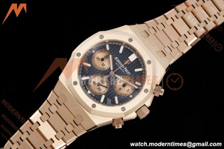 Audemars Piguet - Royal Oak Chrono 26239OR 41mm RG/RG Blue Dial APSF SH4401
