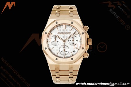 Audemars Piguet - Royal Oak Chrono 26240OR 41mm RG/RG White APSF SH4401