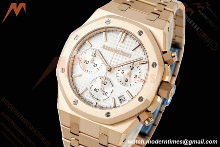 Audemars Piguet - Royal Oak Chrono 26240OR 41mm RG/RG White APSF SH4401