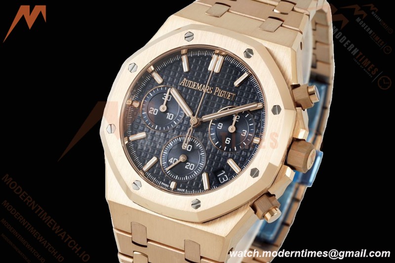 Audemars Piguet - Royal Oak Chrono 26240OR 41mm RG/RG Blue APSF SH4401